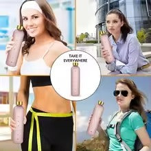 Motivational Time Marker Water Bottle – 1L Reusable Leakproof Bottle for Gym, Travel & Outdoor