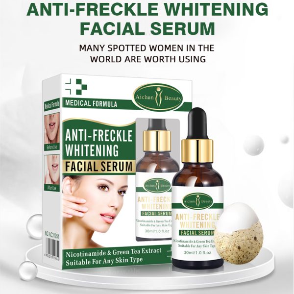 Aichun Beauty Anti-Freckle Facial Serum – Nicotinamide & Green Tea Extract (30ml)
