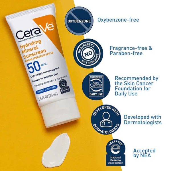 CeraVe 4-in-1 Skincare Kit – Night Cream, Sunscreen, Cleanser & Serum