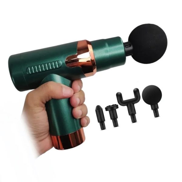 Jy-760 Mini Massage Gun Muscle Massager Portable Ultra Massage Heads Usb C Charging Port Massage Gun