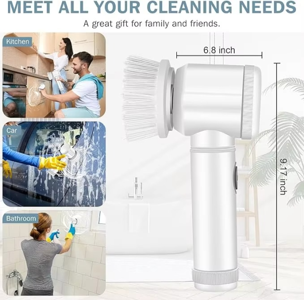 Magic Brush Wireless Battery Cleaning Brush Rechargeable