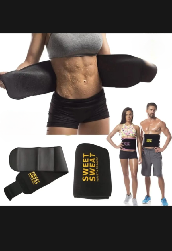 Sweat Belt For Weight Loss Slimming Trimming Waist Trainer Fitness Belt For Men And Women
