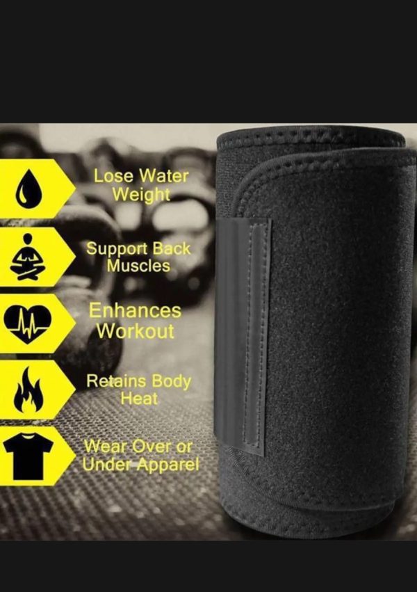 Sweat Belt For Weight Loss Slimming Trimming Waist Trainer Fitness Belt For Men And Women