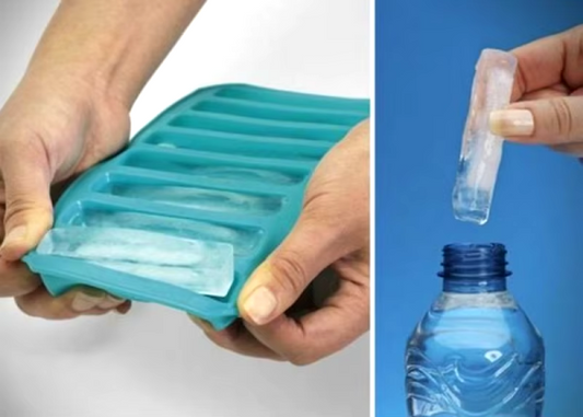 10-Grid Silicone Ice Cube Tray – Water Bottle & Pudding Mold