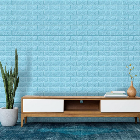 1 Pc 2mm 3D Wall Panel – Peel & Stick Foam, Self-Adhesive 3D Brick Wallpaper for Interior Wall Decor