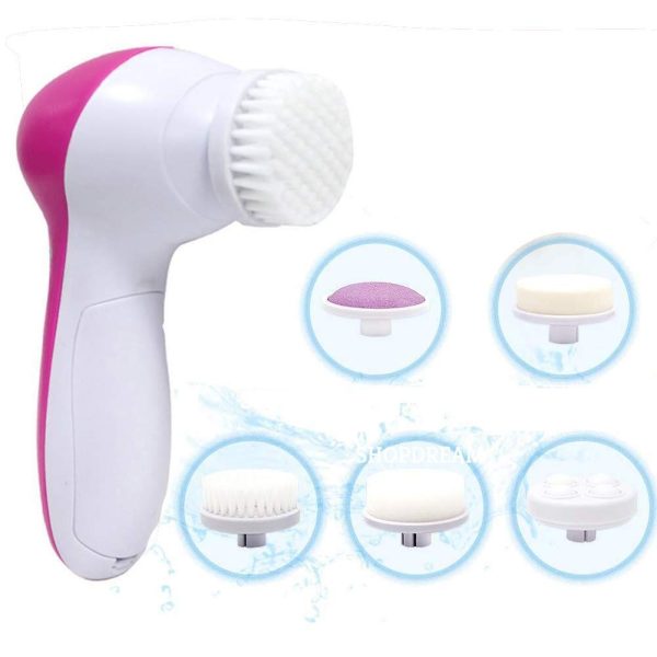 5-in-1 Beauty Kit – Makeup Remover, Scrub, Blackhead Remover, Lotion Applicator & More
