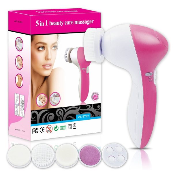 5-in-1 Beauty Kit – Makeup Remover, Scrub, Blackhead Remover, Lotion Applicator & More
