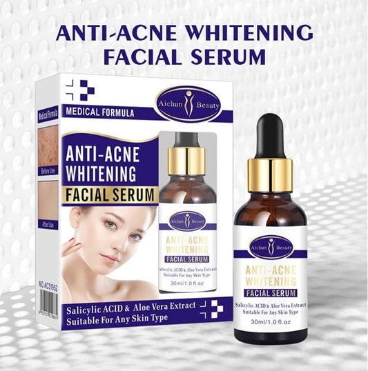 Aichun Beauty Anti-Acne Whitening Serum – Aloe Vera & Salicylic Acid (30ml)