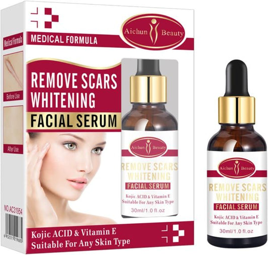 Aichun Beauty Scar Removal Serum – Kojic Acid & Vitamin E for Scars & Stretch Marks (30ml)