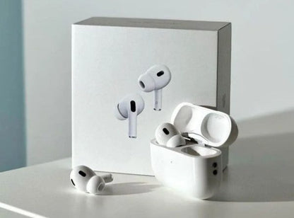 AirPods Pro 2 Wireless Earbuds – Noise Reduction, ANC, Best Quality for Android, White Color with Dori