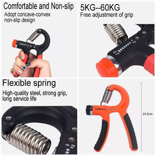 Hand Grip Strengthener – Adjustable Heavy Duty Trainer for Exercise & Workout