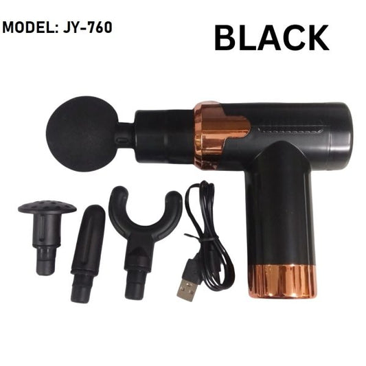 Jy-760 Mini Massage Gun Muscle Massager Portable Ultra Massage Heads Usb C Charging Port Massage Gun