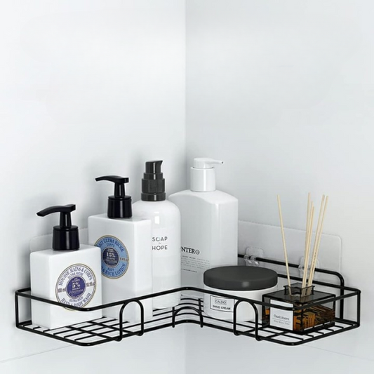 Kitchen Bathroom Corner Metal Rack Shelf New Design With Hook