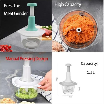 Manual Hand Push Chopper (random Color)