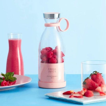 Mini Portable Blender Rechargeable – 420ml ( Random Color )