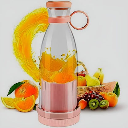Mini Portable Blender Rechargeable – 420ml ( Random Color )