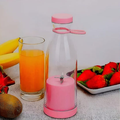 Mini Portable Blender Rechargeable – 420ml ( Random Color )