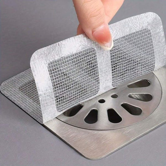 10-Pack Multifunctional Sticker Drainer Nets – Kitchen & Bathroom Use