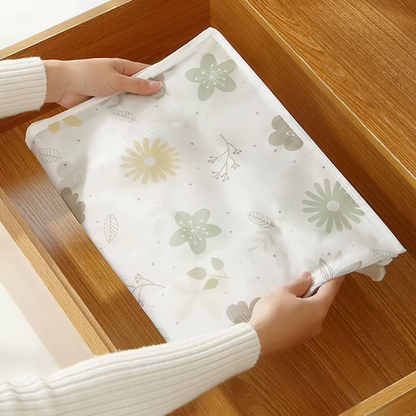 Quilt Storage Bag – Waterproof Zipper Closet Organizer for Coats, Blankets, Pillows & Jackets
