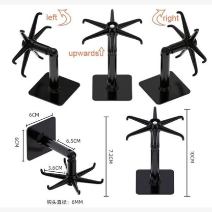 360° Rotating Sticking Hook – Kitchen Spoon & Utensil Holder Stand