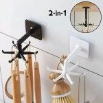 360° Rotating Sticking Hook – Kitchen Spoon & Utensil Holder Stand