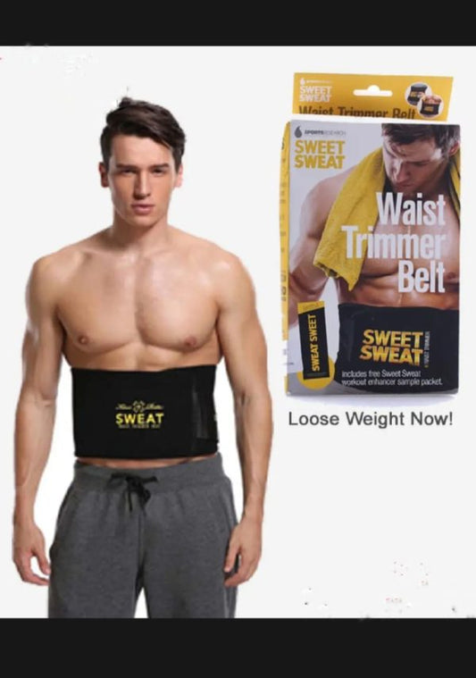 Sweat Belt For Weight Loss Slimming Trimming Waist Trainer Fitness Belt For Men And Women
