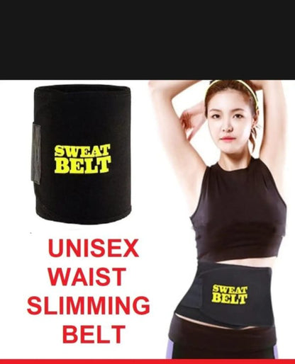 Sweat Belt For Weight Loss Slimming Trimming Waist Trainer Fitness Belt For Men And Women
