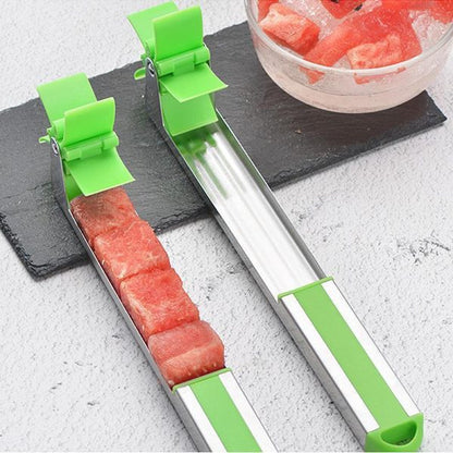 Windmill Watermelon Slicer – Stainless Steel Cube Cutter Tool