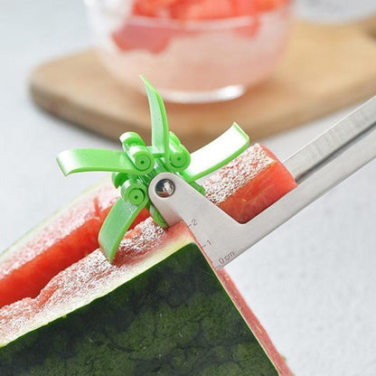 Windmill Watermelon Slicer – Stainless Steel Cube Cutter Tool