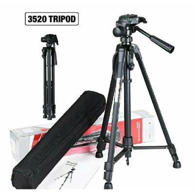 WT-3520 Camera/Camcorder 3-Way Panel Ballhead Tripod – Professional Stand
