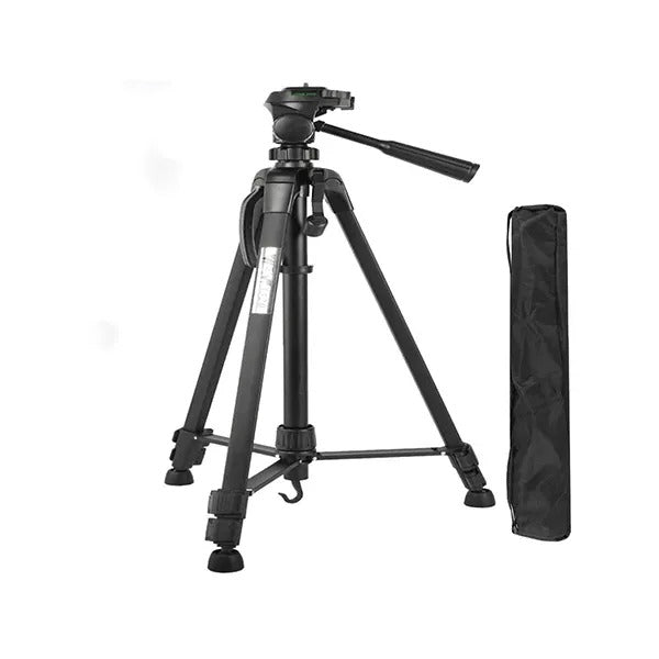 WT-3520 Camera/Camcorder 3-Way Panel Ballhead Tripod – Professional Stand