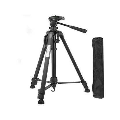 WT-3520 Camera/Camcorder 3-Way Panel Ballhead Tripod – Professional Stand