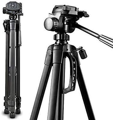 WT-3520 Camera/Camcorder 3-Way Panel Ballhead Tripod – Professional Stand